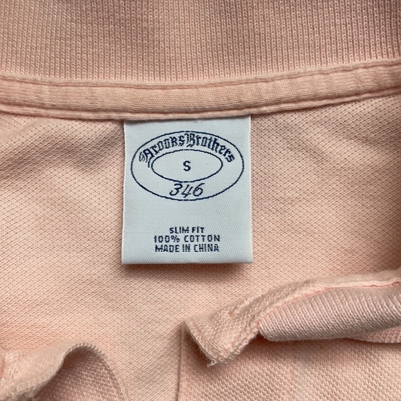 Brooks Brothers Small Slim Fit Pink Polo Shirt - Picture 5 of 12